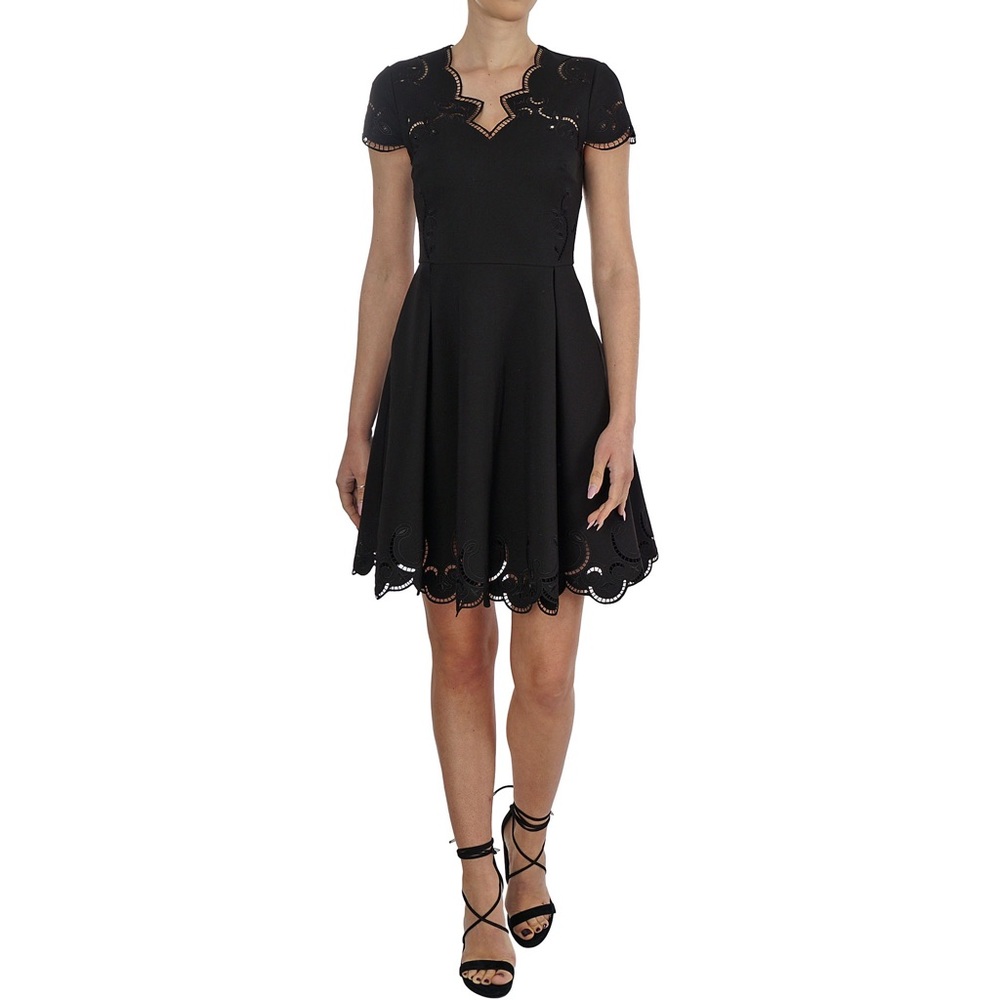 Ted Baker Saloane Embroidered Skater Dress NWT